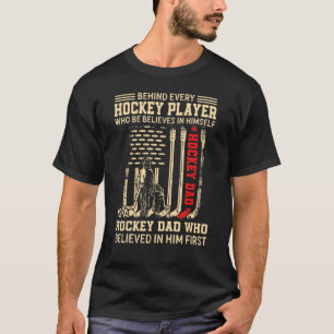 Camiseta Hockey masculino papá hockey Hockey Bandera estado