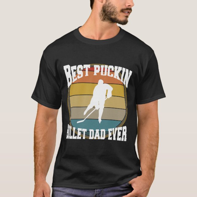 Camiseta Hockey Mejor Puckin Billet Dad (Anverso)