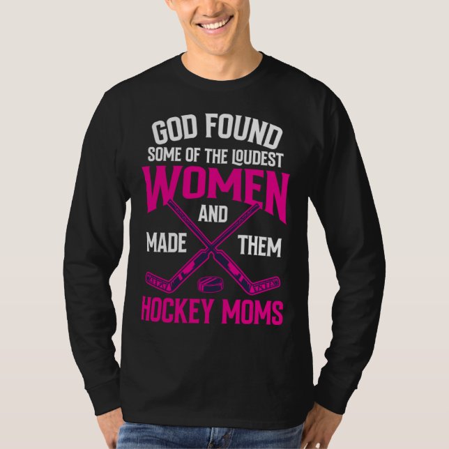 Camiseta Hockey Mom Motherhood Best Mama Ever Hockey Season (Anverso)