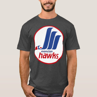 Camiseta Hockey Moncton Hawks 1987