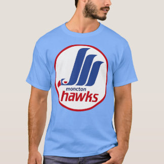 Camiseta Hockey Moncton Hawks 1987