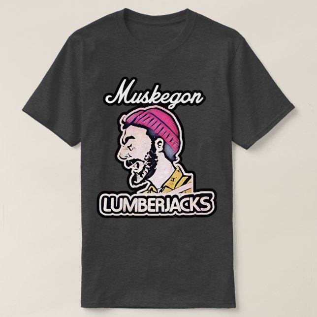 Camiseta Hockey Muskegon Lumberjacks (Diseño del anverso)