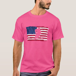 Camiseta Hockey patriótico 4 de julio Hombres Bandera estad