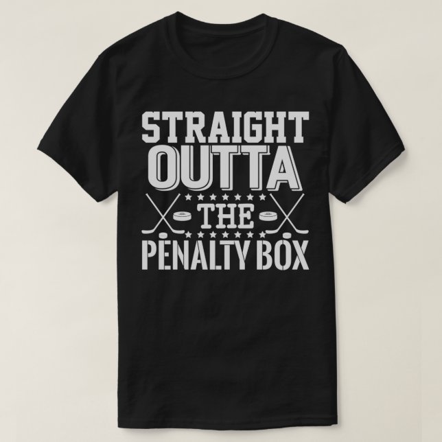 Camiseta Hockey Penalty Box (Diseño del anverso)