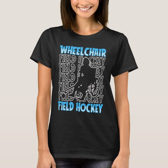 Camiseta Hockey Player Wheelchair Field Hockey (Anverso)