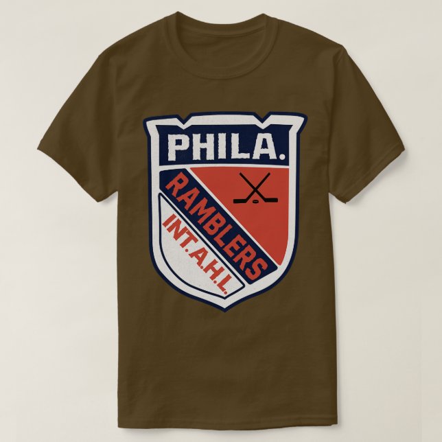 Camiseta Hockey Retro Philadelphia Ramblers 1941 (Diseño del anverso)