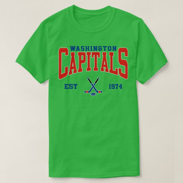 Camiseta Hockey Retro Washington (Diseño del anverso)