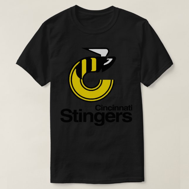 Camiseta Hockey Retro WHA Equipo De Hockey Cincinnati Sting (Diseño del anverso)