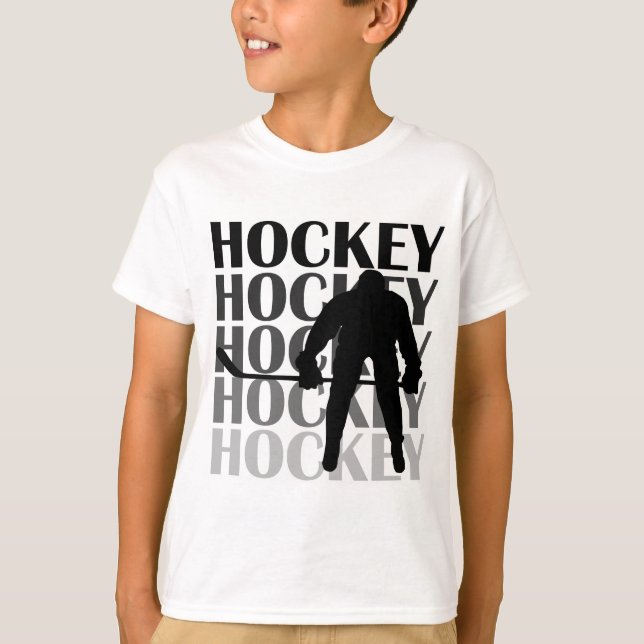 Camiseta Hockey Silhouette T-shirts and Gifts (Anverso)