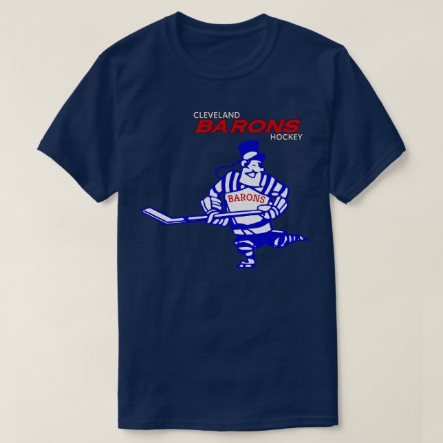 Camiseta Hockey sobre barones desaparecidos 1977 (Diseño del anverso)