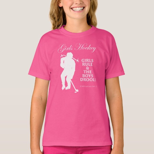 Camiseta Hockey sobre chicas (Anverso)
