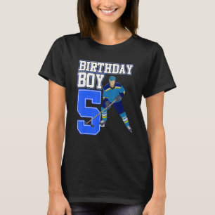 Camiseta Hockey sobre hielo 5 cumpleaños entrenador deporti