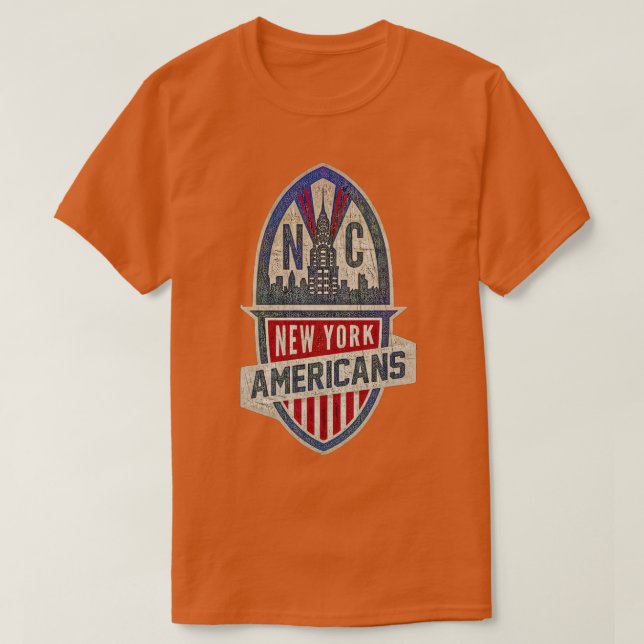 Camiseta Hockey sobre hielo americano de Nueva York (Diseño del anverso)