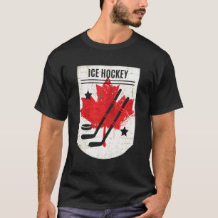 Camiseta Hockey sobre hielo canadiense por regalo del Día d
