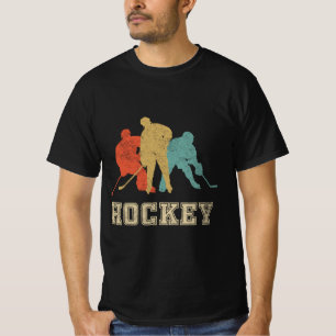 Camiseta Hockey sobre hielo clásico de estilo vintage