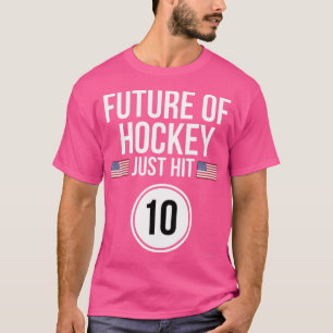 Camiseta Hockey sobre hielo Cumpleaños 10 años