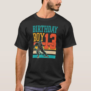 Camiseta Hockey sobre hielo de 13 años Tema 13 de la fiesta