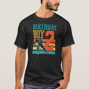 Camiseta Hockey sobre hielo de 2 años Tema del segundo cump
