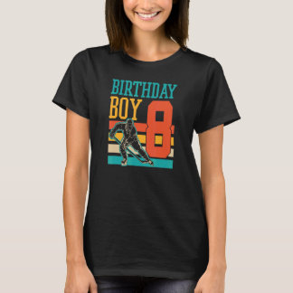 Camiseta Hockey sobre hielo de 8 años Tema de la octava fie