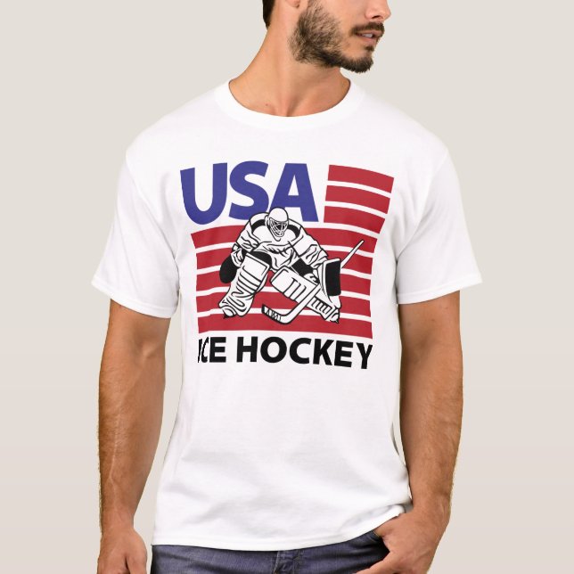 Camiseta Hockey sobre hielo de Estados Unidos (Anverso)