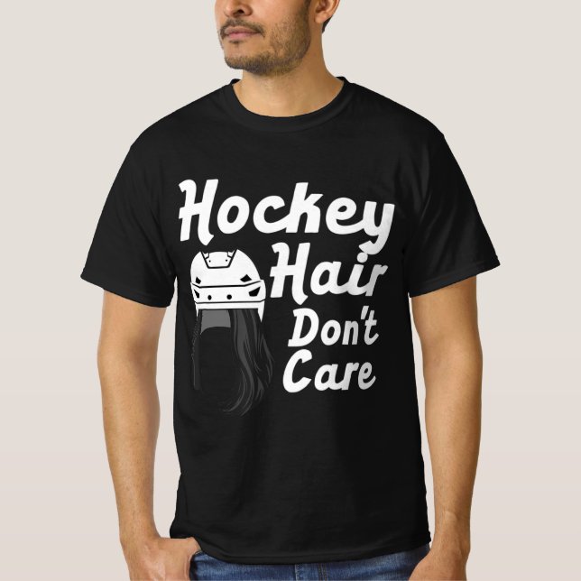 Camiseta Hockey sobre hielo divertido para mujeres Chicas c (Anverso)