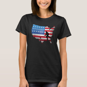 Camiseta Hockey sobre hielo EE.UU. Hombres estadounidenses 