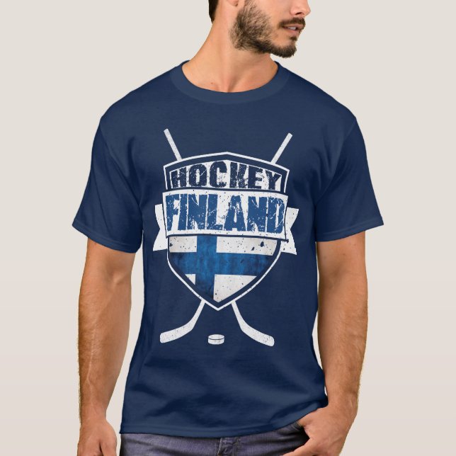 Camiseta Hockey sobre hielo Finlandia Shield Suomi Tee (Anverso)