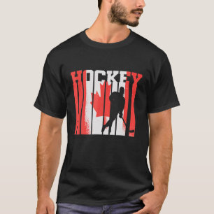 Camiseta Hockey sobre hielo Jugador Canadiense Hockey sobre