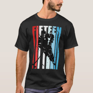Camiseta Hockey sobre hielo Jugador de cumpleaños número 15
