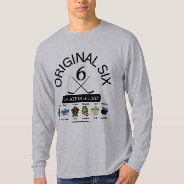 Camiseta Hockey sobre hielo original de seis vacaciones - H (Anverso)