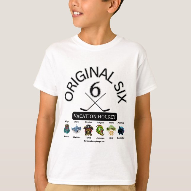 Camiseta Hockey sobre hielo original de seis vacaciones - H (Anverso)