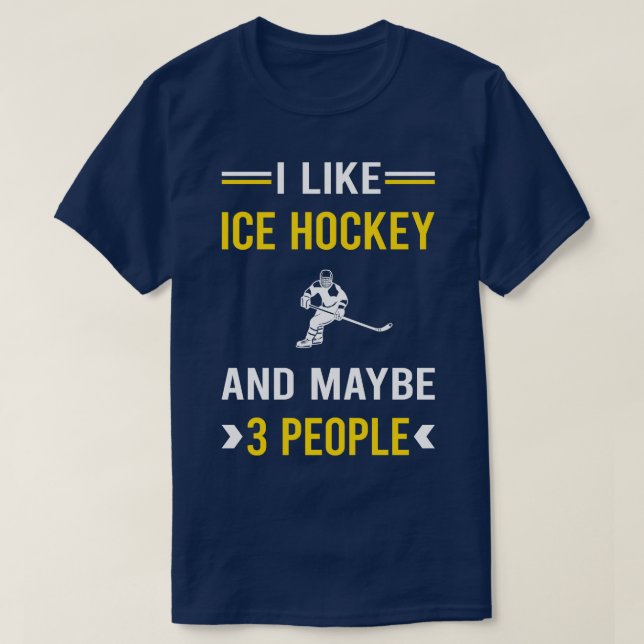 Camiseta Hockey sobre hielo para 3 personas (Diseño del anverso)