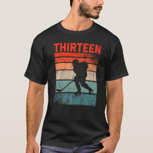 Camiseta Hockey sobre hielo Retro de 13 años de edad Gi