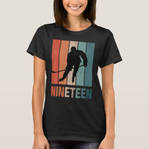 Camiseta Hockey sobre hielo Retro de 19 años de edad