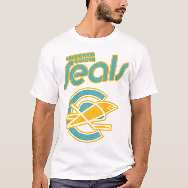 Camiseta Hockey sobre hielo Retro Derrotado en California (Anverso)
