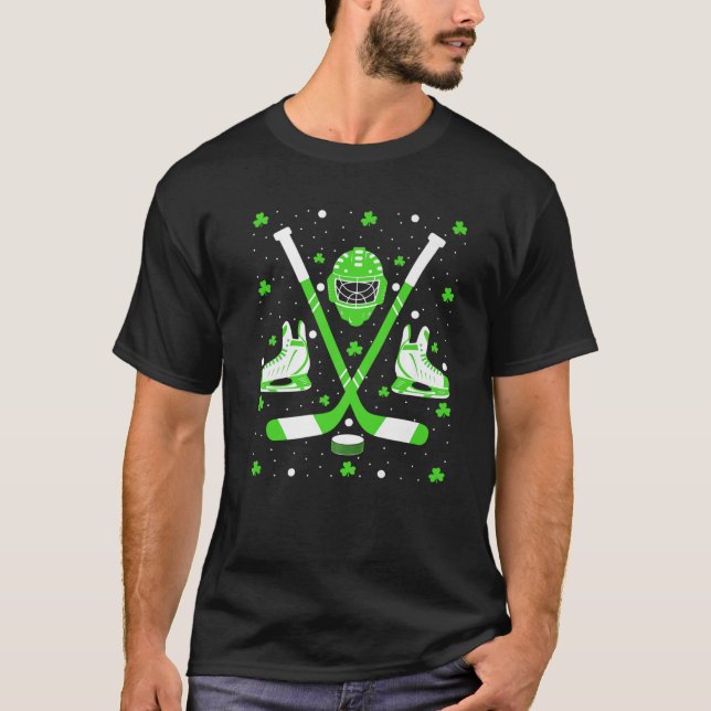 Camiseta Hockey sobre hielo Shamrock en Irlanda (Anverso)