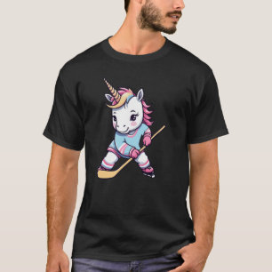 Camiseta Hockey sobre hielo Unicorn lindo unicornio amante