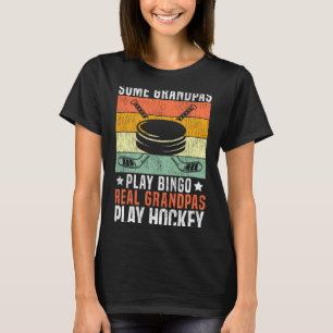 Camiseta Hockey sobre hielo Vintage Abuelo Retro Algunos Ab