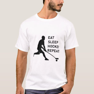 Camiseta Hockey sobre hierba de dormir Repetir el divertido