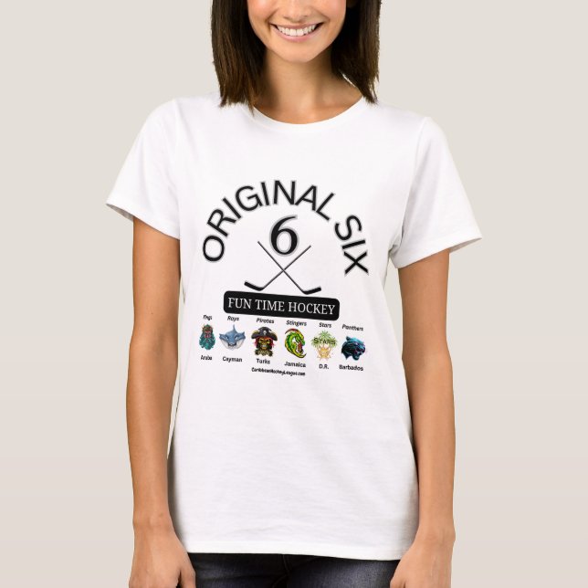 Camiseta Hockey sobre hierba de seis divertidos originales  (Anverso)