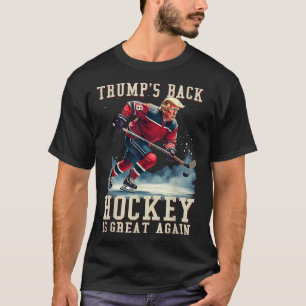 Camiseta Hockey sobre hierba divertida Trump jugador Guay V