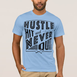 Camiseta Hockey sobre hierba, golpe y nunca se va