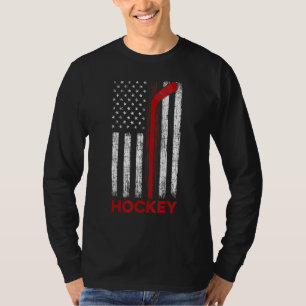 Camiseta Hockey sobre la bandera de Estados Unidos Estadoun