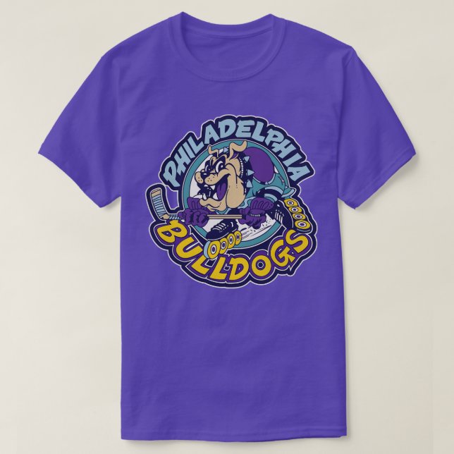 Camiseta Hockey sobre patines de Bulldoges de Filadelfia (Diseño del anverso)