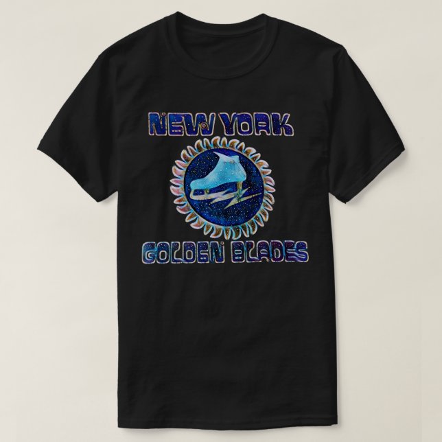 Camiseta Hockey sobre patines dorados de Nueva York (Diseño del anverso)