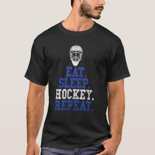 Camiseta Hockey sobre sueño repite hockey sobre hielo ameri
