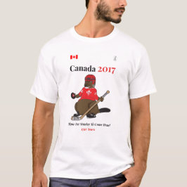Camiseta Hockey Stanley del castor de Canadá 150 en 2017