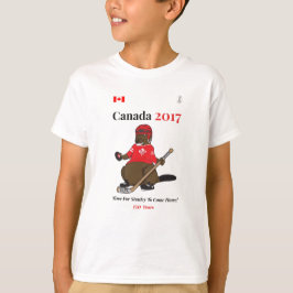 Camiseta Hockey Stanley del castor de Canadá 150 en 2017