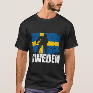 Camiseta Hockey Suecia Molesto Hockey Sueco Jugador de Band