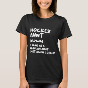Camiseta Hockey Tía Definición Divertida Amp; Deportes Sass